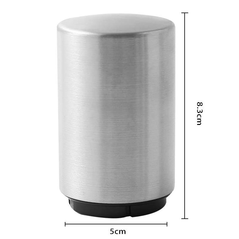 Stainless Steel Automatic Push Down Bottle Opener Soda Cap Opening Durable for Bar Home KTV