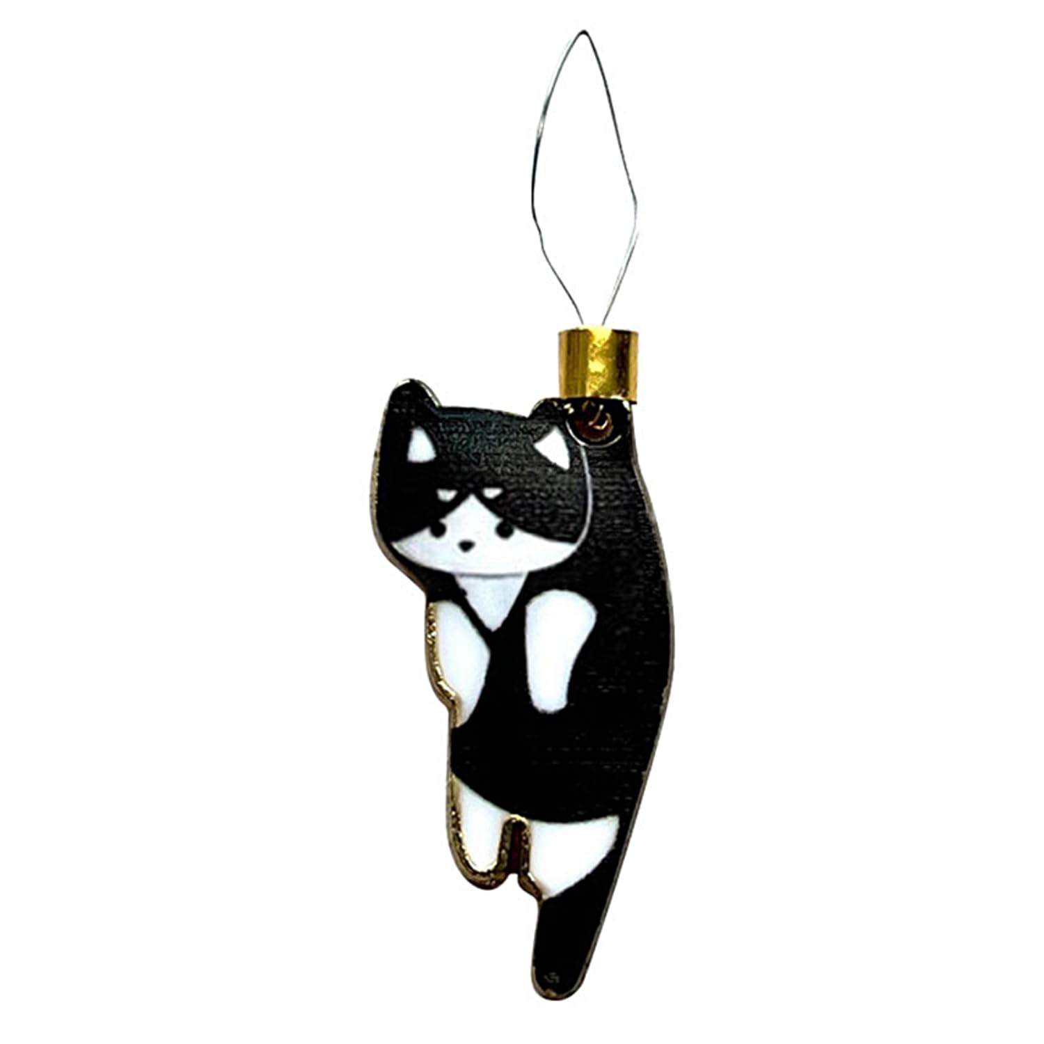 

Needle 6 Colors to Choose Cute Needle Craft Sewing Tool [moonfarm] Cat-shaped Threader, From, Helper, Tool, (Black) чёрный