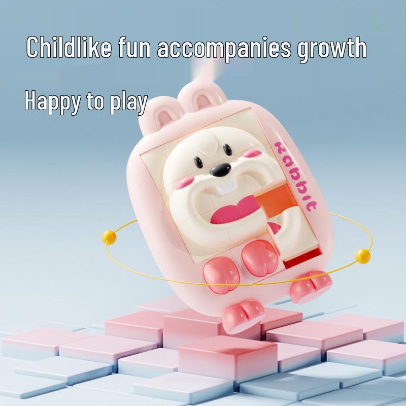 Cartoon Animal 3D Sliding Puzzle for Kids