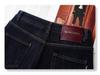 Ancola Women's Red Fleece-Lined Wide-Leg Jeans, Autumn/Winter 2024 Retro High-Waisted Slim Fit