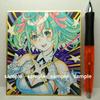 [USED] Hand-drawn Illustration 219 Original Original Painting Colored Paper Doujin "Galaxy Idol