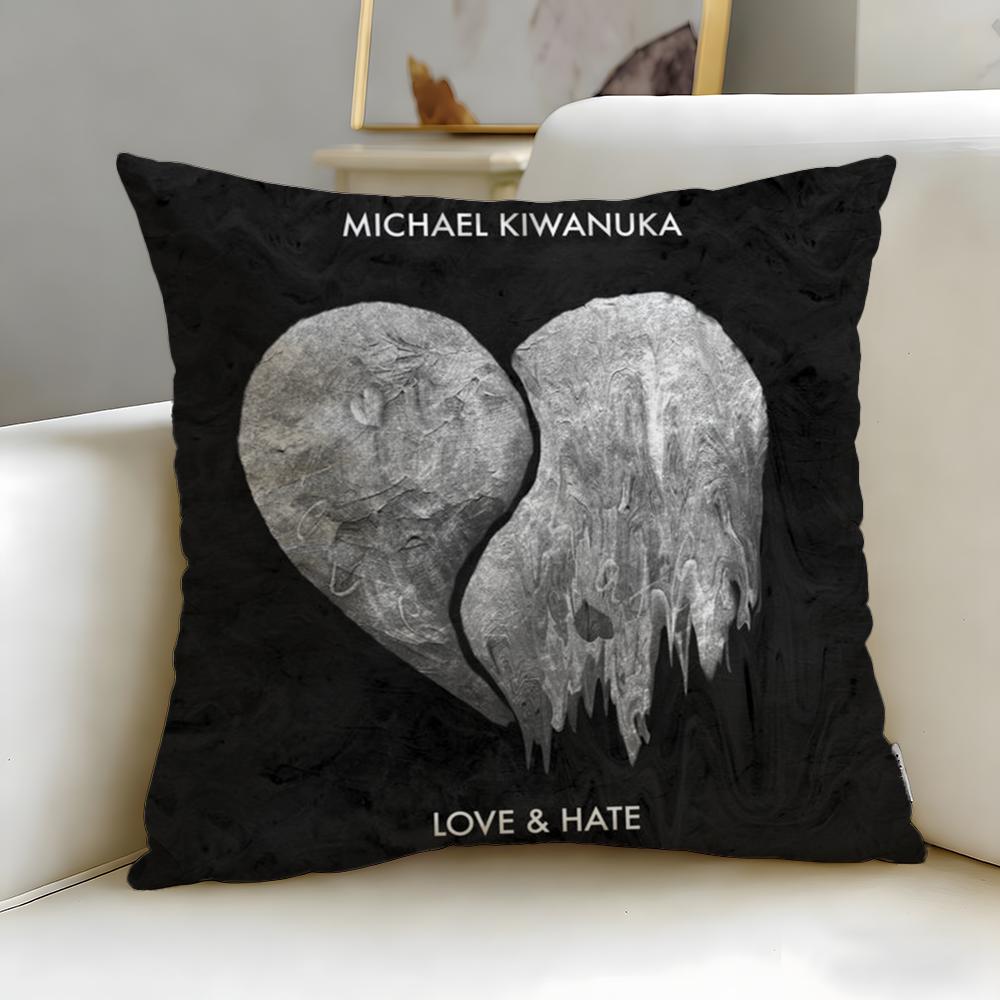Popular Singer Michael Kiwanuka Cushion Cover Soft EasyWash Pillow Case Versatile for Couch Bed Travel and Office