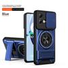 Armor Case For Motorola Edge 50 Fusion Case Shockproof Slide Lens Protector Phone Cover For Moto Edge 50 Fusion Case With Ring