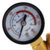 DN15 Water Pressure Regulator NPT 1/2 Inch Adjustable Brass Reducer with Gauge M