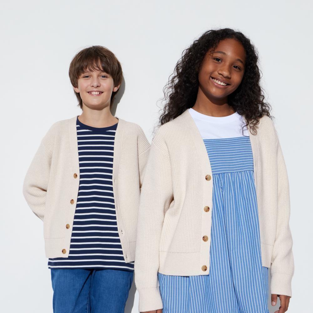 

UNIQLO KIDS кардиган средней толщины с v-образным вырезом