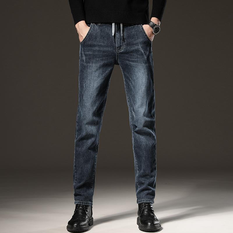 

Stretch Jeans Men s Loose Straight Pants Men s Spring and Summer Work Wear-Resistant Labor Protection Work Casual Pants 36 чорний