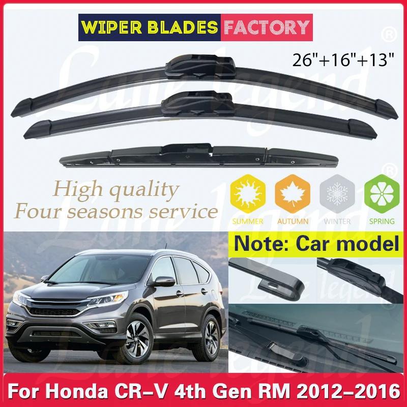 

Wiper Front Rear Wiper Blades Set For Honda CR-V CR V CRV 4th Gen RM 2012 - 2016 Windshield Windscreen Clean Window 26 +16 +13