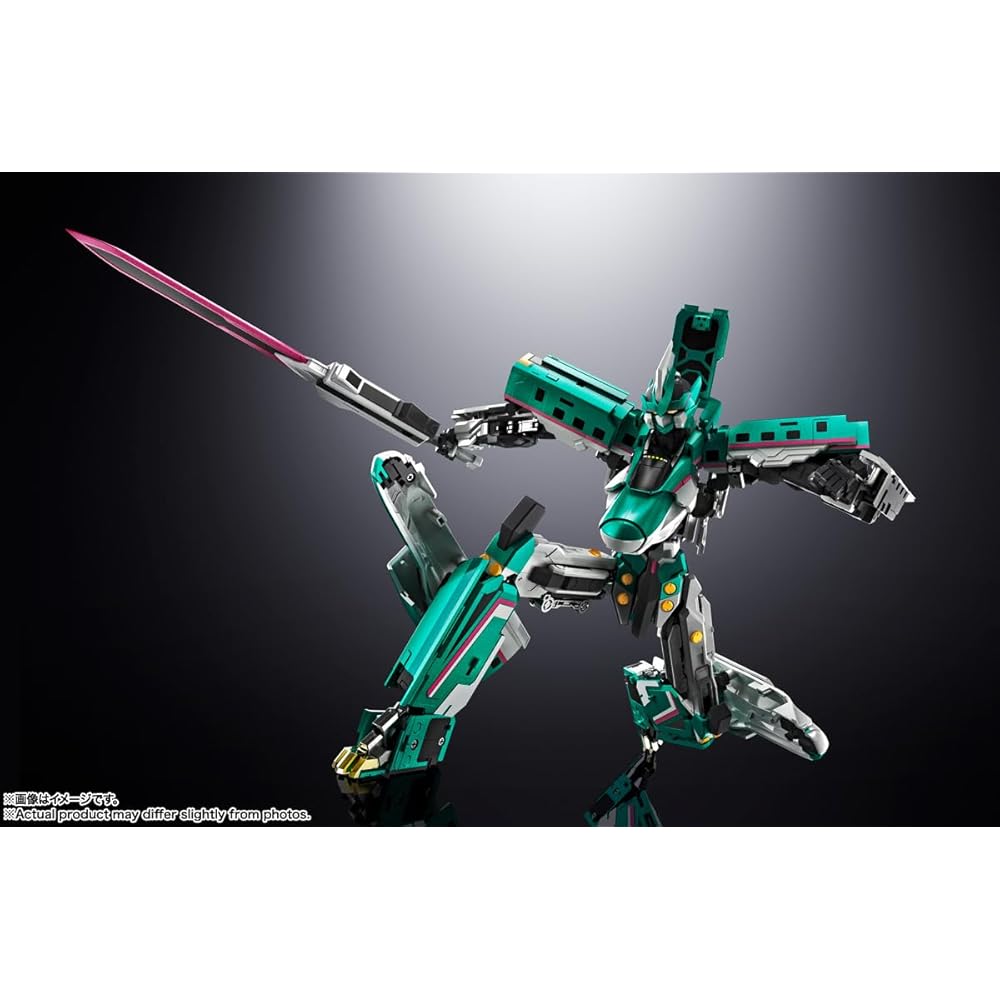 TAMASHII NATIONS Shinkalion E5 Hayabusa Transforming Robot Figure 260mm ABS Diecast Painted Action Figure