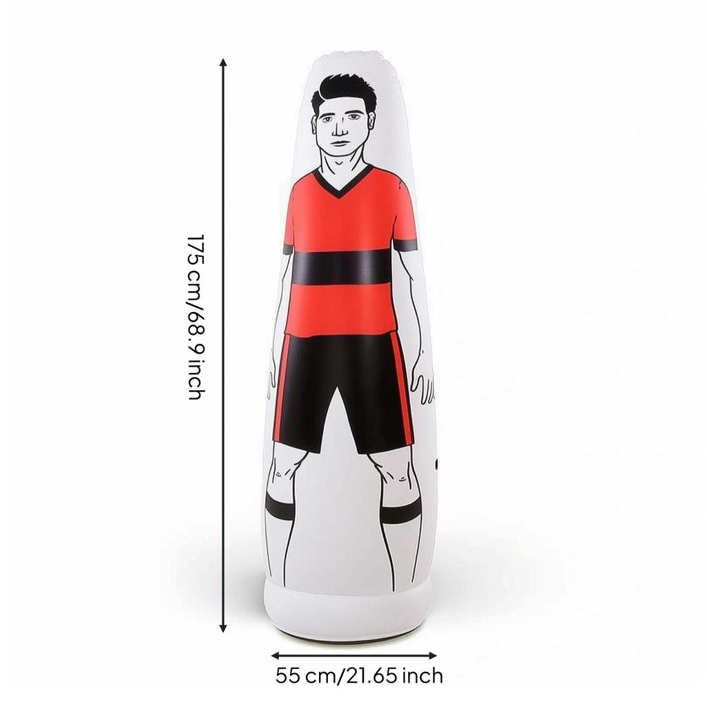 Inflatable Soccer Figure Portable Mannequin Reusable for Backyard