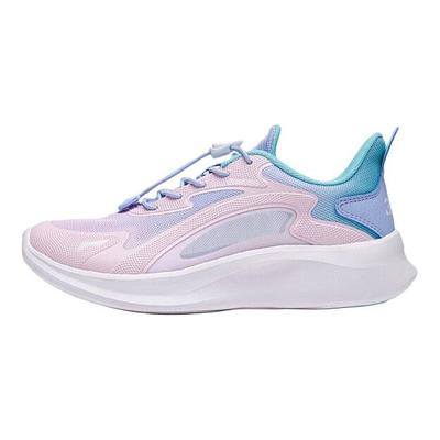 Li Ning Bequeme Vielseitige Stoßdämpfende Atmungsaktive Low Top Kinder Laufschuhe Kinder Sneaker Pink YKCU242-82