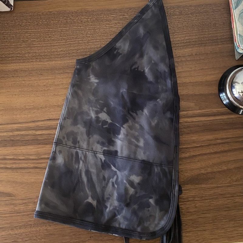 

With Chest Pad Yoga Belt Tie-Dyed Beauty Back Vest Inner Viewing Flow Sling Sports Intimates Running Fitness Clothes Female Online Influencer Tie-dyed black] All yards