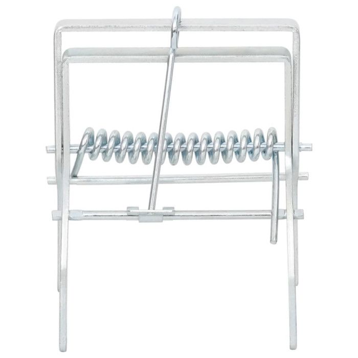 Pièges à taupes 4 pcs Argenté Acier galvanisé