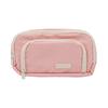 Large Capacity Pencil 3 Compartment Pencil Pencil Portable Pencil Case with Stationery Organizer with Zipper for Pink [NUZAMAS] Case, Case, Pouch,