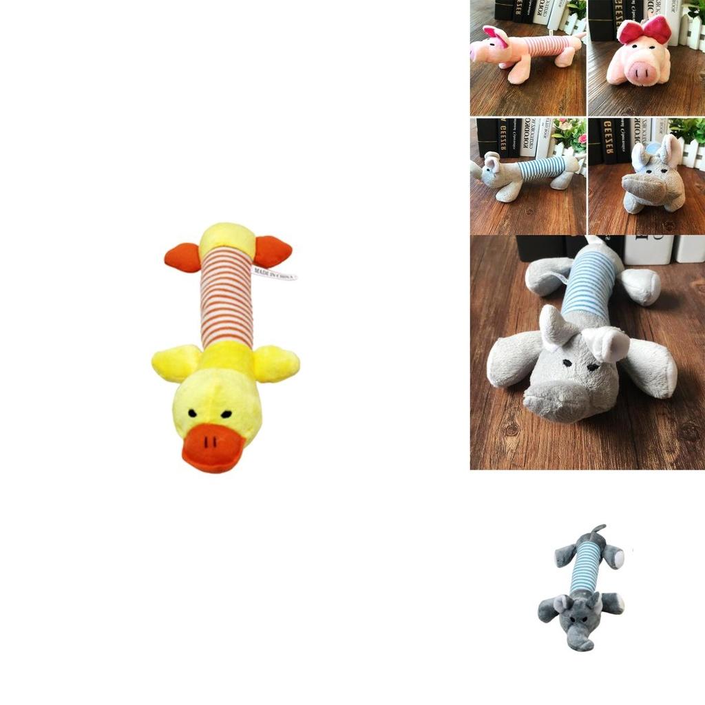 Small Animal Sounding Dog Toys Pig Duck And Elephant
