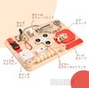 Potatomato Montessori Busy Board Wooden Educational Toy for 4 Years Sensory Finger Finger Perfect Educational Develops Baby Toy - 1, 2, 3, Old, Toy,