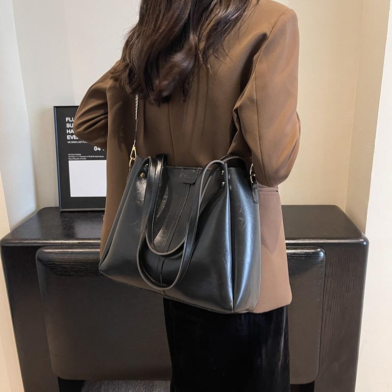 Dámská velkokapacitní kabelka přes rameno přes rameno