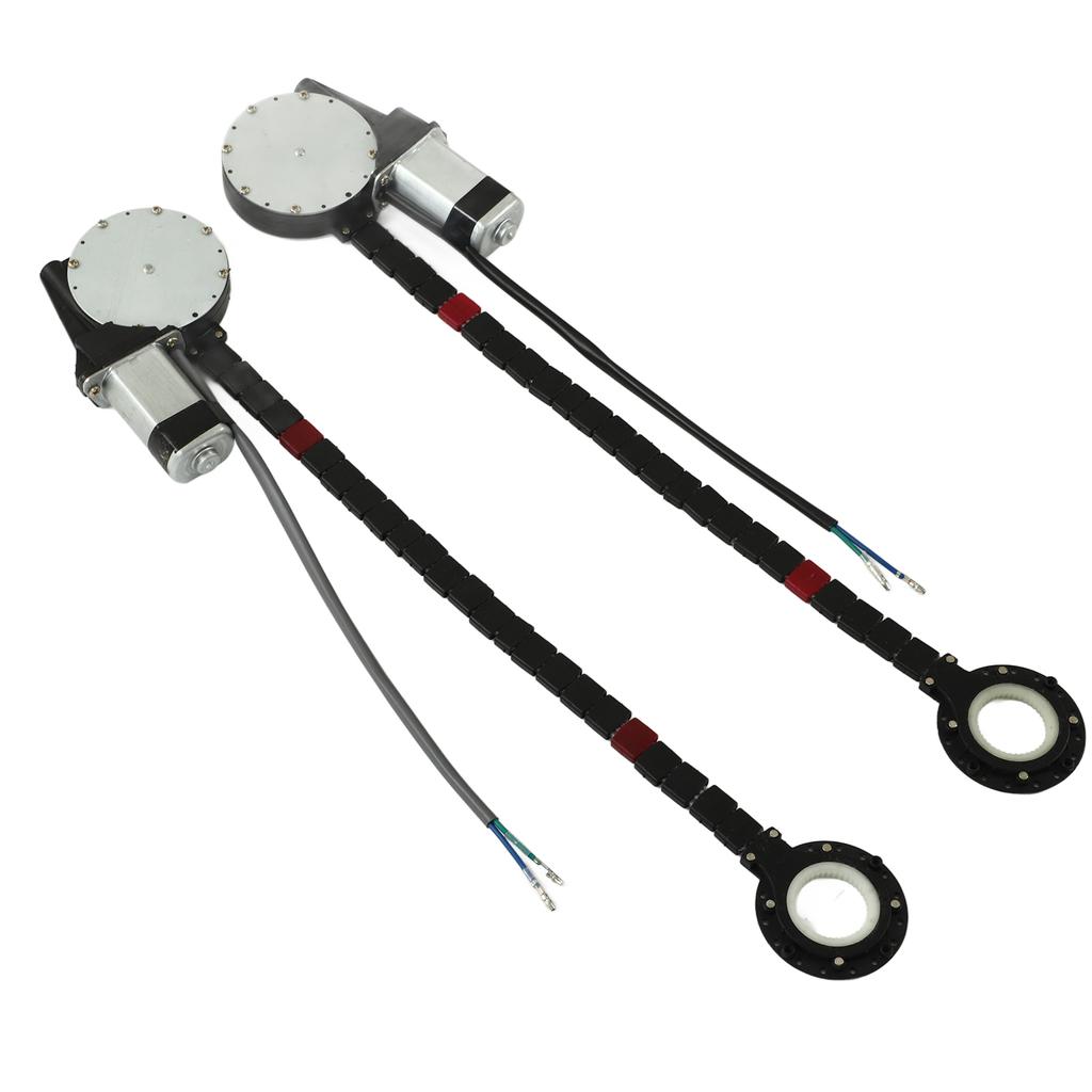 12V Power Window Lift Regulator Conversion Kit with Power Harness Universal for 2 Door Pickup Trucks Vans SUVs