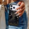 La Carte de Tarot de l'Ermite Faucheuse Étui de Téléphone Pour iPhone 17 Air 14 15 13 12 Max Coque Pour Apple 16e 11 Pro Max Plus Coque