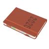 2026 Daily Planner 5.71x8.46in 200 Sheets 180 Degree Opening PU Leather Cover Hourly Appointment Book with Elastic Band