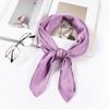 Satin Scarf Women 70cm Solid Color Smooth Surface Head Scarves Square Fashion Neck Accessories For Ladies Bag Scarf Wholesale