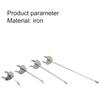 10Pcs Pegboard Hooks Straight Upturned Design Iron Shelf Display Hangers for Supermarkets Home Organization