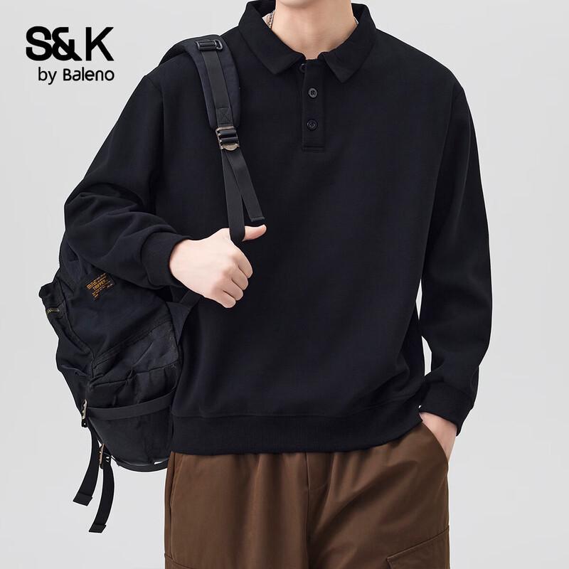 Baleno Men's S&K Polo Neck Sweatshirt