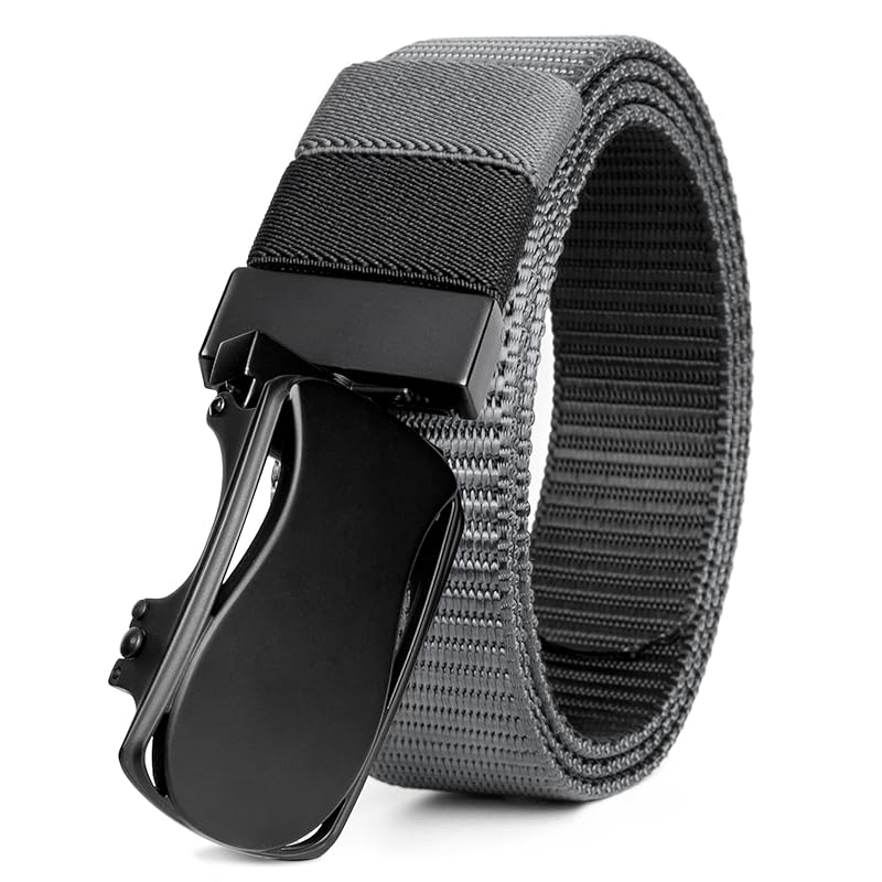

[Moe Life] belt For work big size [2025 latest model/rotating backing/reversible belt] men s No hole Stepless adjustment golf belt gacha belt work