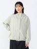 Beams Heart Light Grey Nylon Hoodie Blouson Women's (Sizes S-M)