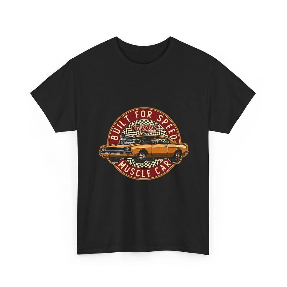

Built for Speed Muscle Car Vintage T-Shirt | Classic Vintage Hotrod, Quality Tee M