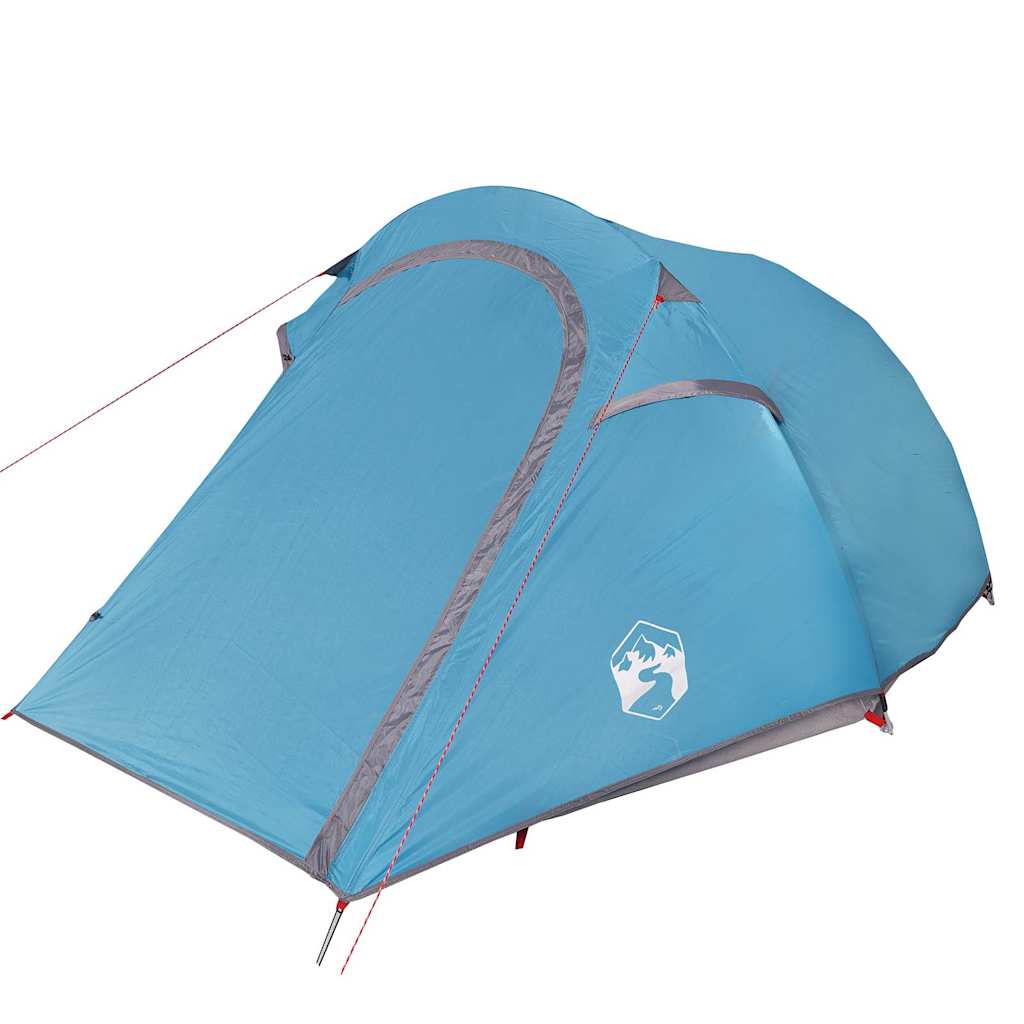 Vidaxl Tourist Tent, Tunnel, 2-Person, Blue, Waterproof