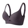 1Pc Seamless Comfortable Large Size Sexy Bra Slimming Nylon Ultrathin Double Shoulder Strap