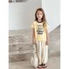 Brand Export Trendy Children's Clothing Summer New Style Kids' Pure Cotton Short-Sleeve T-Shirt Korean Style Baby Girl Cartoon Clothes Kids