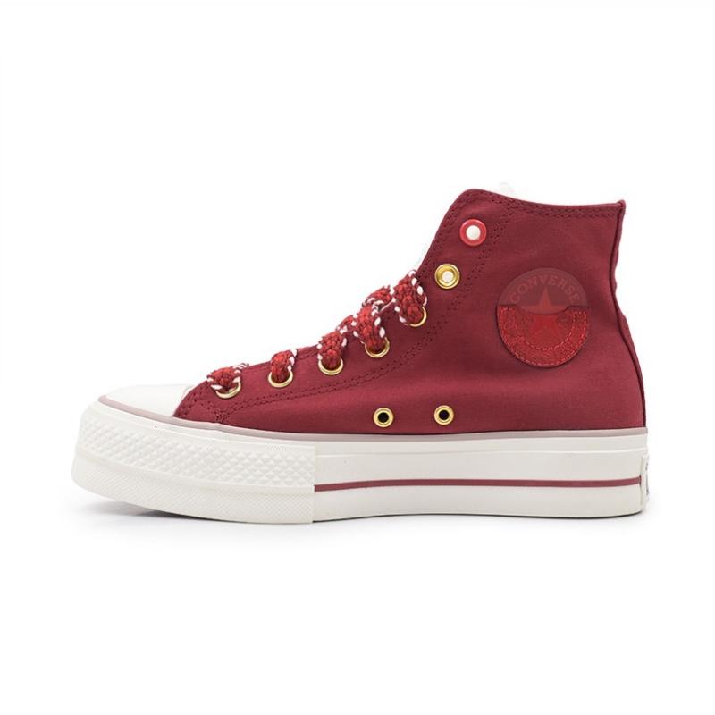 

Converse Chuck Taylor All Star Lift Comfortable High Top Espadrilles Women s Red 36.5 красный