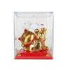 Y Solar Fortune Cat Waving Hand Ornament: Light-Powered Decor for Car, Living Room, or Office Desk