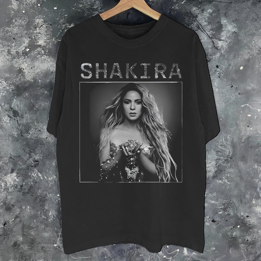 Camiseta Unisex Estampada Shakira Las Mujeres Ya No Lloran World Tour Camiseta 100% Algodón Camisetas Ropa