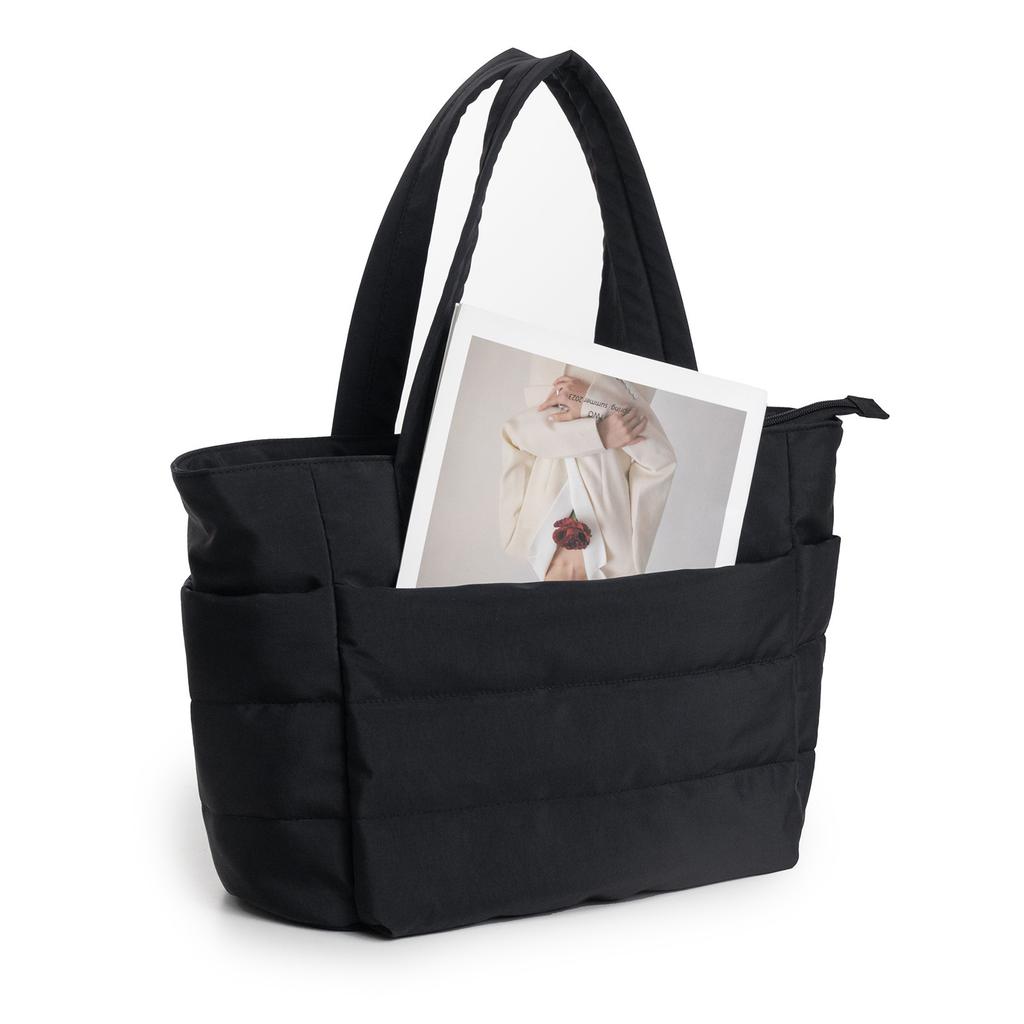 New Women's Handbag Lightweight Fluffy Tote Bag, Large Capacity Travel Work Beach Gym Shoulder Bag Soft Faux Leather