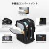COOLBELL Men's Business Backpack, Large Capacity, 30L, Fits 17.3-inch Laptops, Expandable, with TSA Lock, USB Charging, Waterproof, Perfect for