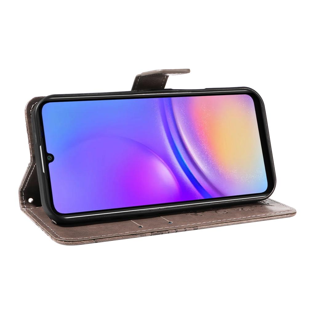 For Samsung Galaxy A07 4G/A06 4G/A06 5G Wallet Case Floral Butterfly Imprinted Leather Phone Cover Stand