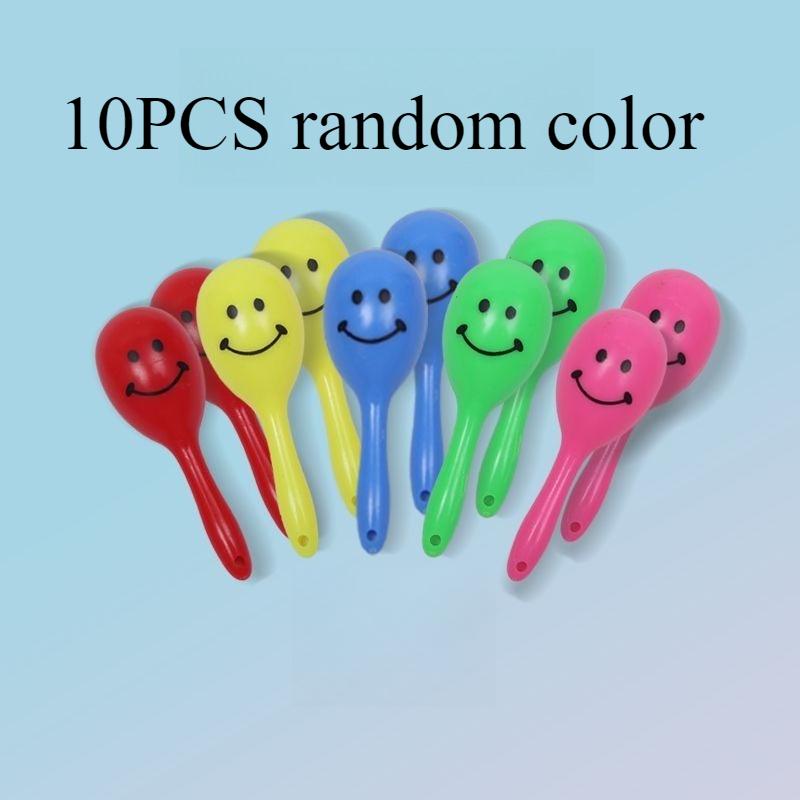 10Pcs Spoon Ball Parrot Chewing Toys, Funny Bell Bird Play Toys, Boredom Relief Interactive Entertainment Supplies for Parrot