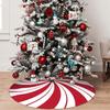 Christmas Tree Skirts, Peppermint Tree Skirts, Oversized Christmas Tree Skirts, Red, And Green, Candy Striped Tree Skirts