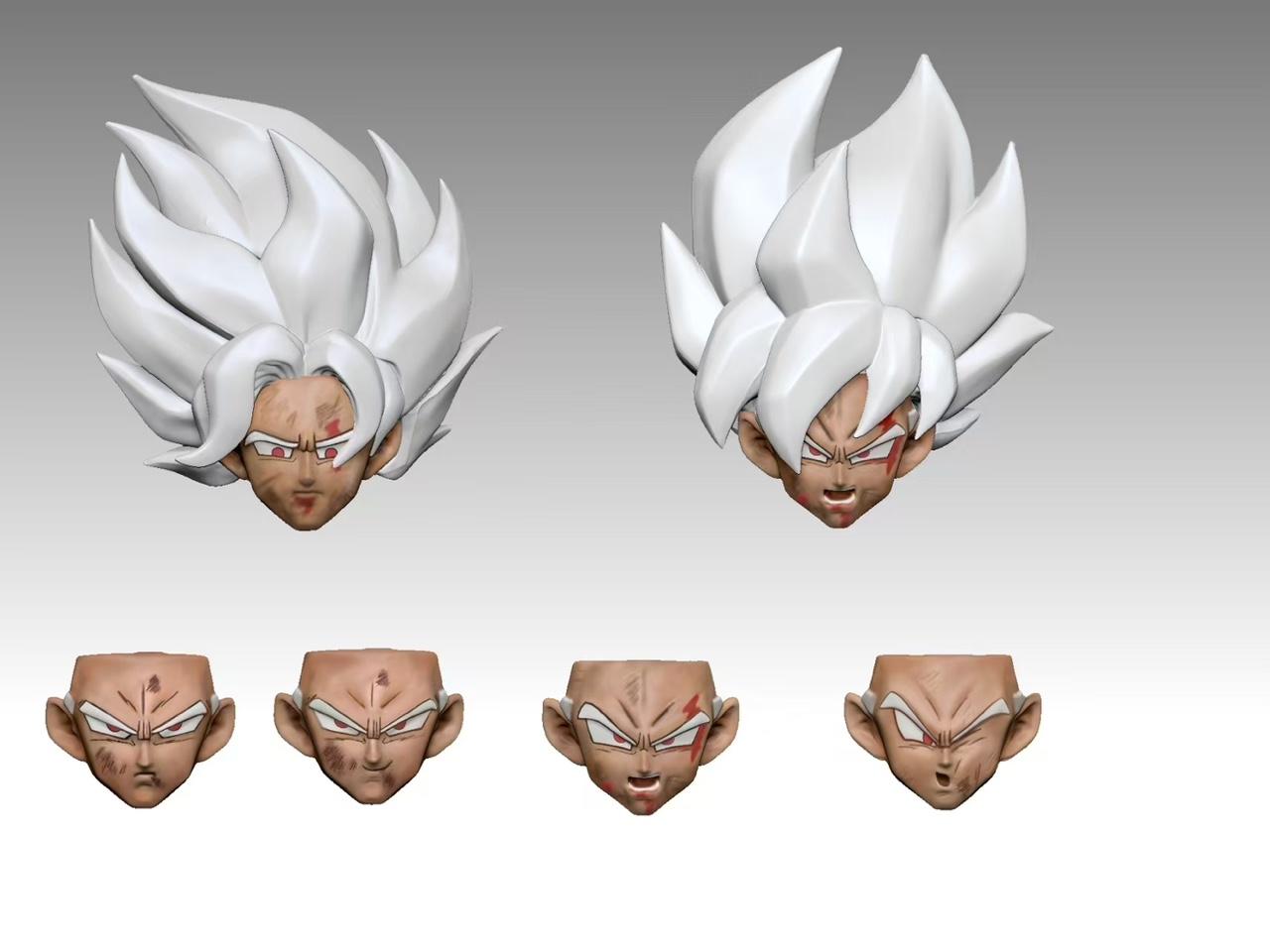 WY Toy Ssj Super Saiyan Weekly Goku Head Accessories Ultra Instinct Head Sculpt Action Figure Collectible Model Gift late July 2026