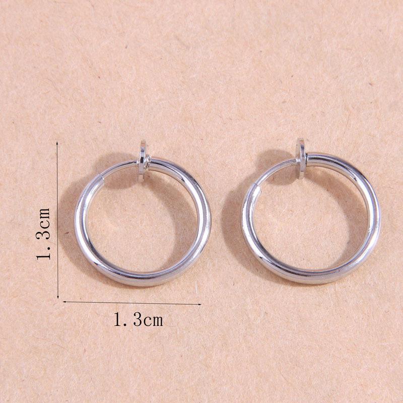 Modische nicht durchstochene Ohrringe, schmerzfreie Stecker, für Damen, elastische nicht durchstochene Ohrringe, Nasenschmuck E8181