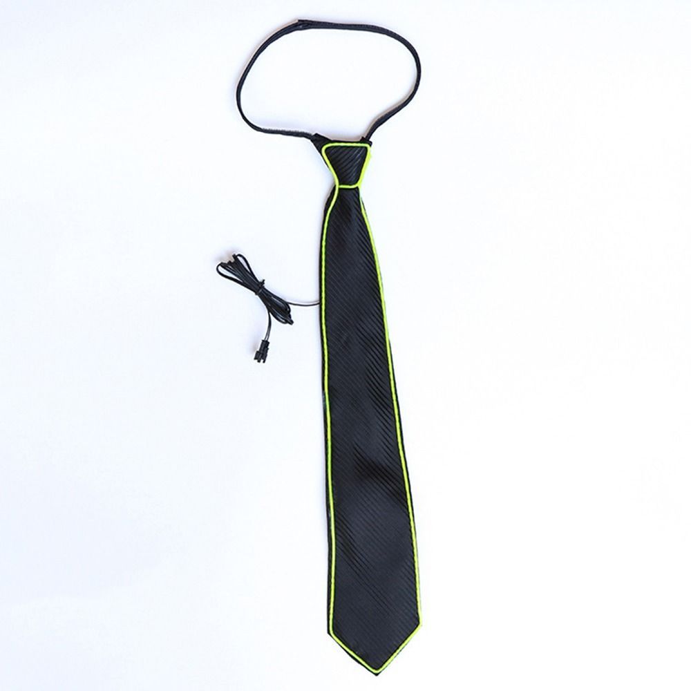 DJ Bar Club Shirt Uniform Gift Business Wedding For Men For Women Party Luminous Tie Neck Ties Glowing Tie LED Tie