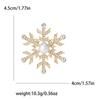 Rhinestone Snowflake Brooches for Women Unisex Christmas Pins Multi-color Available Fashion Jewellery Accessories Gifts