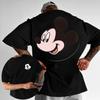 25-26 Summer Disney Authorized Brand Mickey Unisex Retro Comfortable Fashion Cotton T-Shirt Casual Cotton Short Sleeve Trend Top