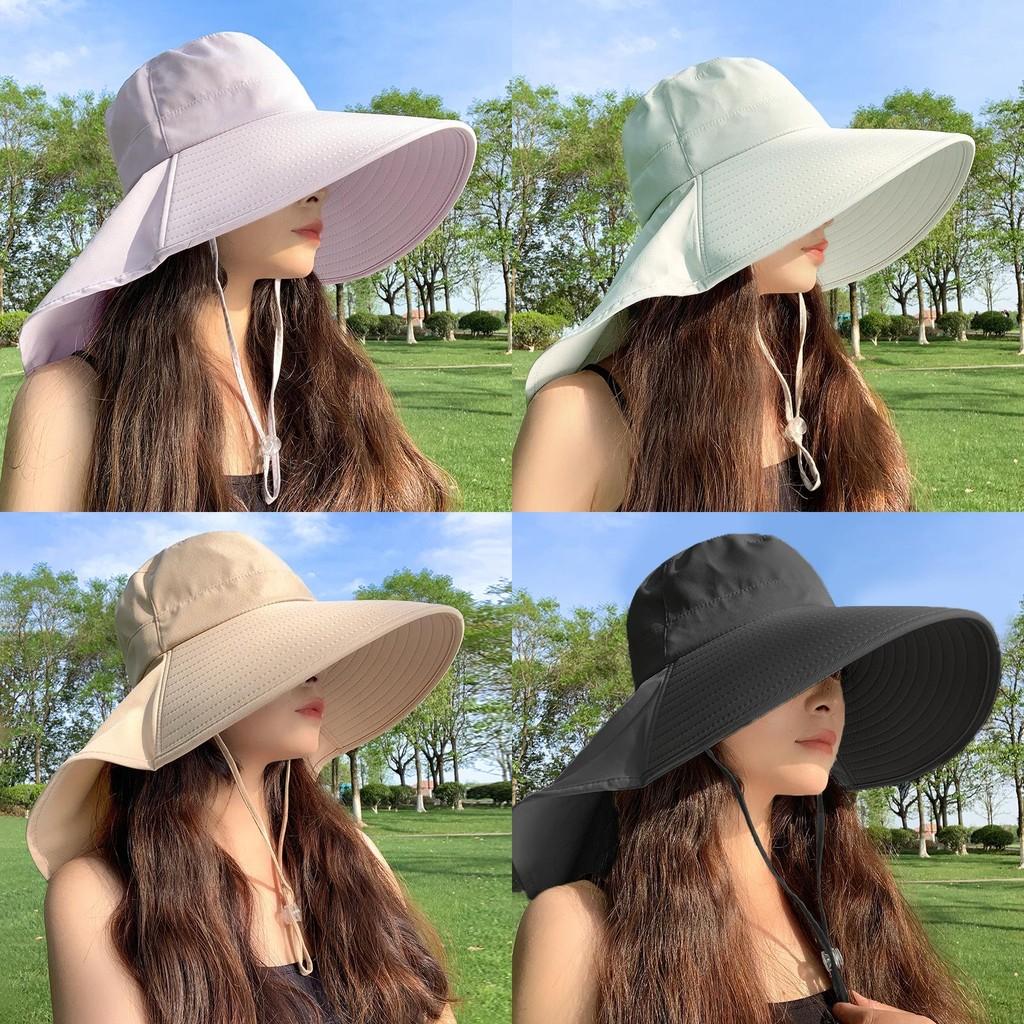Fashionable Wide Brim Hat For Women Sun Protection Summer Lightweight Acrylic