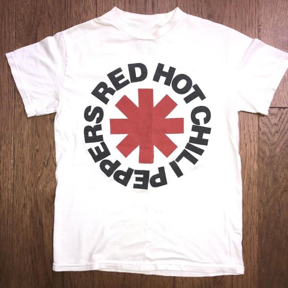 Футболка RED HOT CHILI PEPPERS 90-х 1991 GIANT Редкая Унисекс Футболка XXL