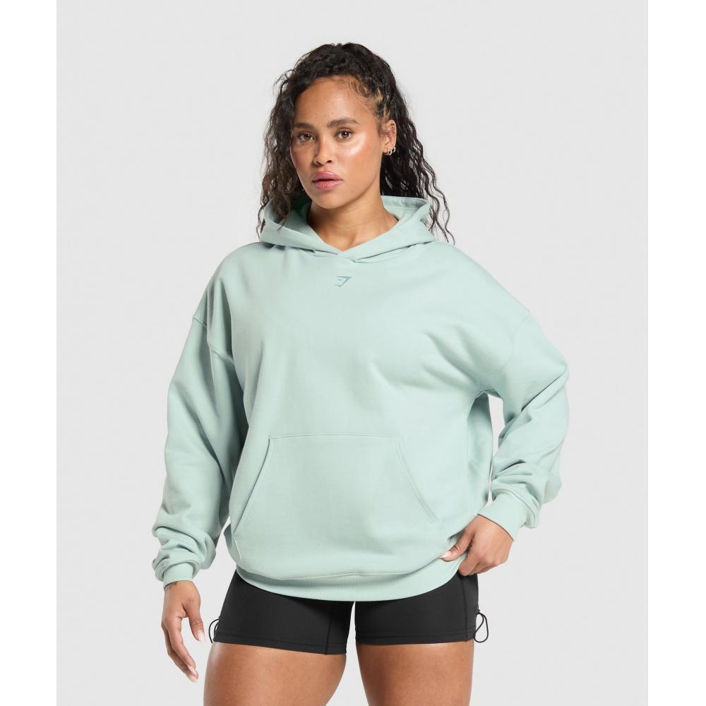 

Gymshark Назад Gains Графический Толстовка Утренний Синий B3b8m Udbn XS