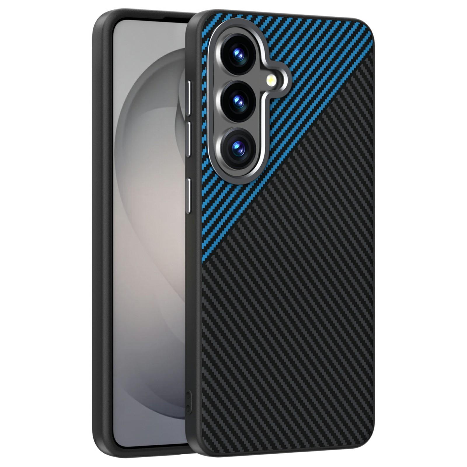 

ABEEL Для Samsung Galaxy S26 Магнітний Чохол Текстура Вуглецевого Волокна ТПУ ПК ПУ Задня Кришка Телефона