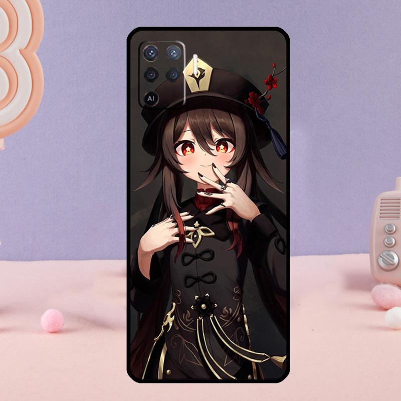 

Genshin Impact Hu Tao Phone Case For Oppo A18 A38 A58 A78 A98 A74 A94 A54 A40 A60 A80 A16 A76 A96 A15 A57S A17 A77 OPPO A94 4G
